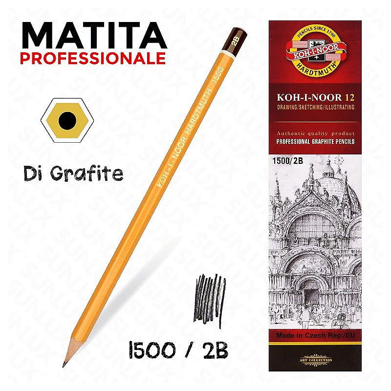 MATITE PROFESSIONALI DI GRAFITE 2B