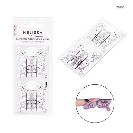 MELISSA CARTINE RICOSTRUZIONE UNGHIE 20PZ