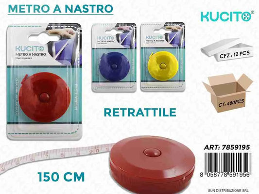 METRO A NASTRO COLORI ASS. 1.50MT