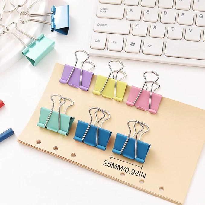 MOLLE FERMACARTE COL. ASS. 8PCS 25MM