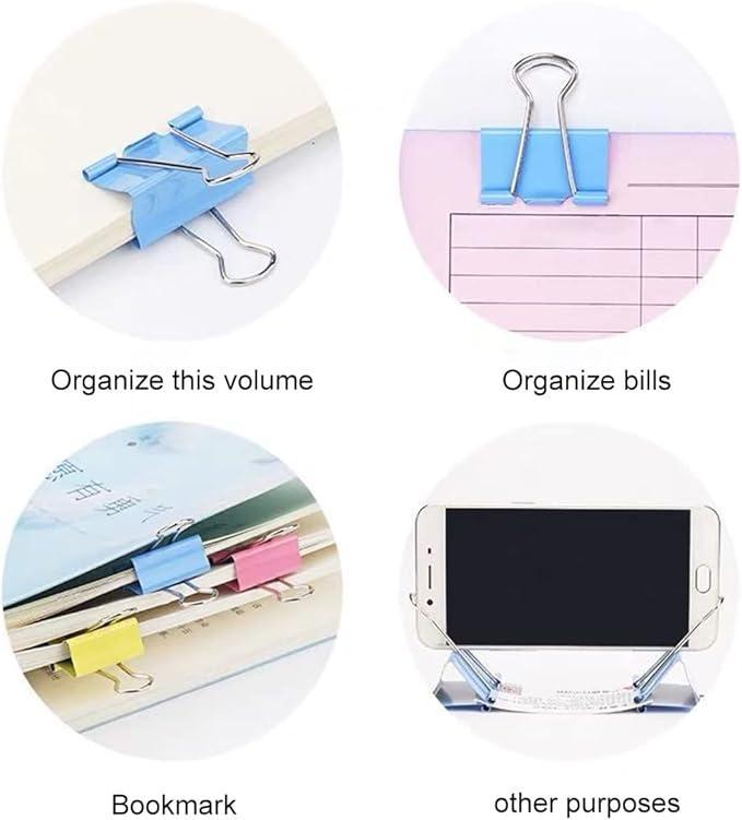 MOLLE FERMACARTE COL. ASS. 8PCS 25MM