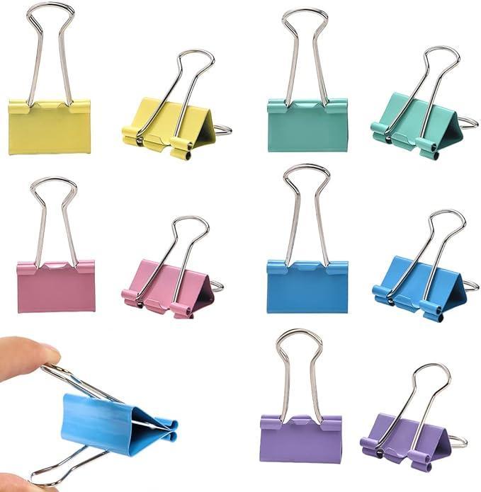 MOLLE FERMACARTE COL. ASS. 8PCS 25MM