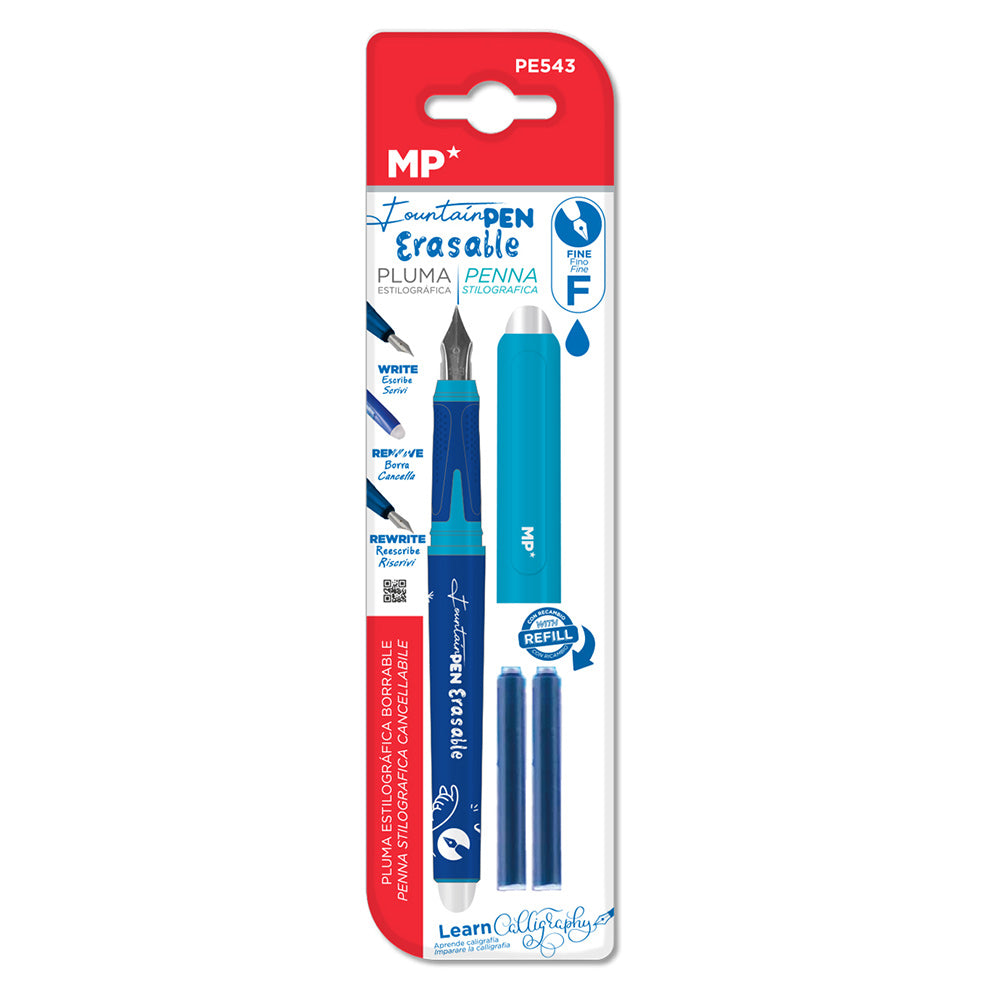 MP PENNA STILOGRAFICA F CANCELLABILE BLU