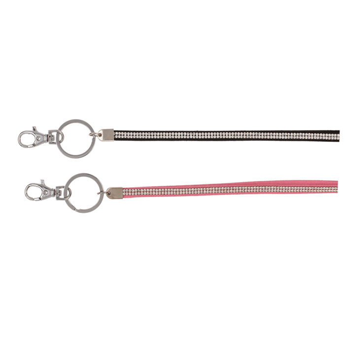 NASTRO PER CHIAVI CON ANELLO IN METALLO   MOSCHETTONE FASHI