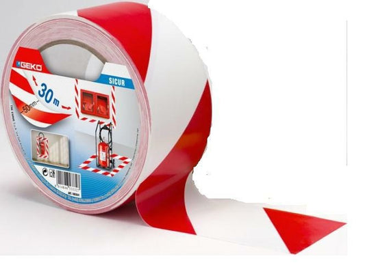 NASTRO PVC MM 50 X 30 M B/R TERMO CON ETICHETTA SUPERIORE