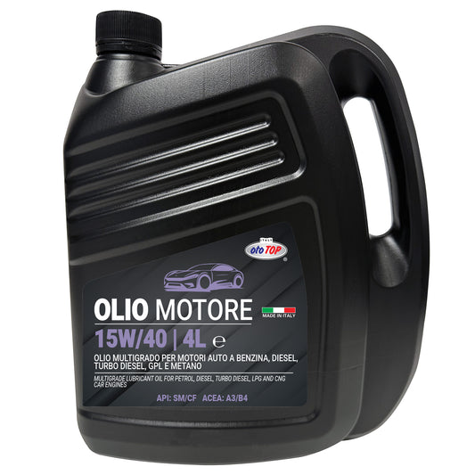 OLIO MOTORE 15W/40 OTOTOP 4 LT