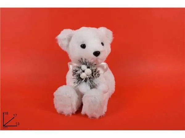 ORSETTO PELLICCIA C/PIGNA CM 18 ART.TX21B-0407