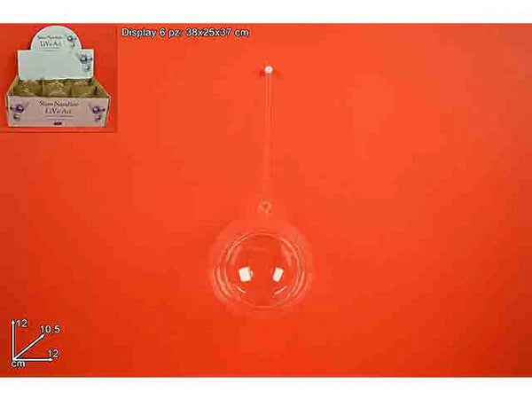 PALLA VETRO APERTA 12CM YQI41015-5(1) CCEDIL