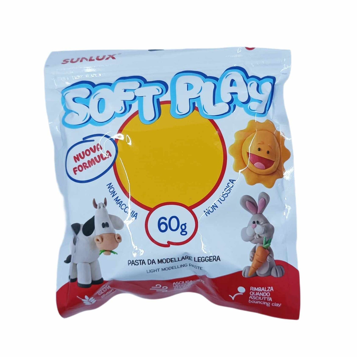 PASTA MODEL. SOFT GIALLO SCURO 60GR