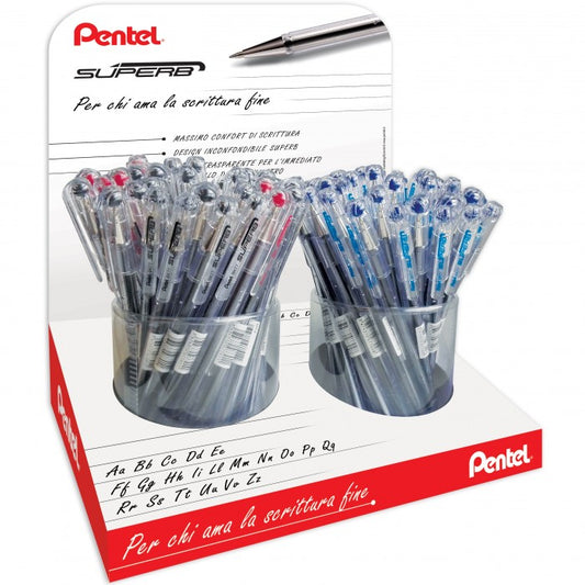 PENNA A SFERA SUPERB COL . ASS. 0.7MM