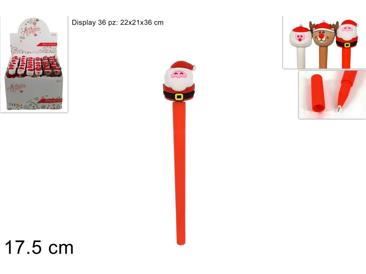 PENNA C/SOGGETTO NATALIZIO ASS IN DISPLAY XF20-9050