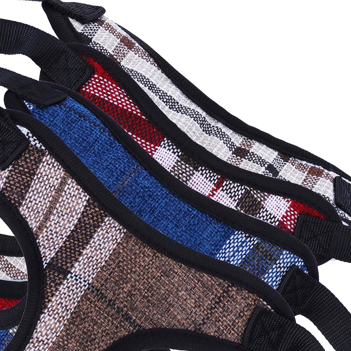 PETTORINA IN TELA(LNECK 60-74*CHEST 63-85CMQUATTRO ASSORTI