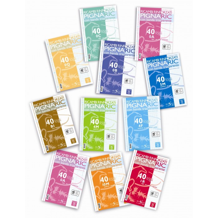 PIGNA RICAMBI RINF. F.TO A4 80G RIG. 0A 40FF