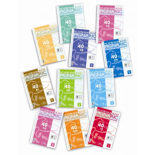 PIGNA RICAMBI RINF. F.TO A4 80G RIG. 0A 40FF