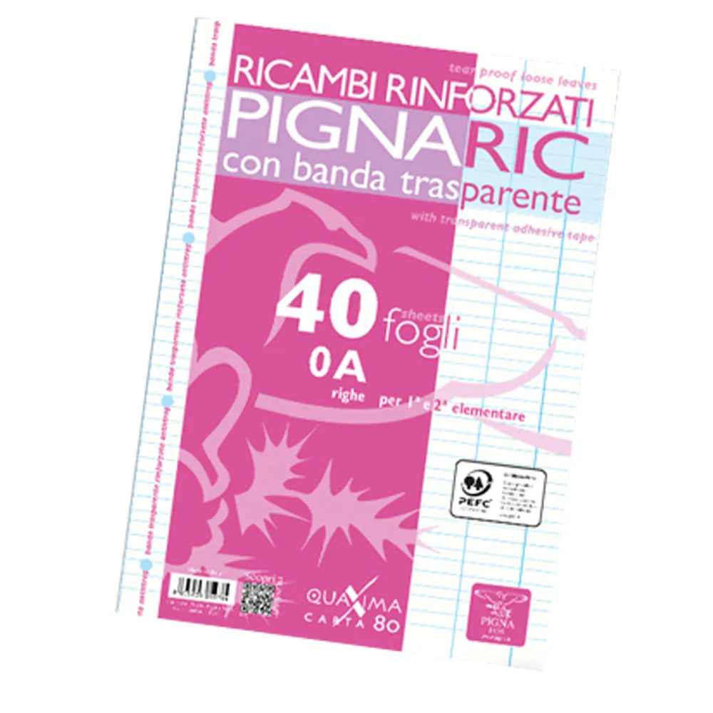 PIGNA RICAMBI RINF. F.TO A4 80G RIG. 0A 40FF