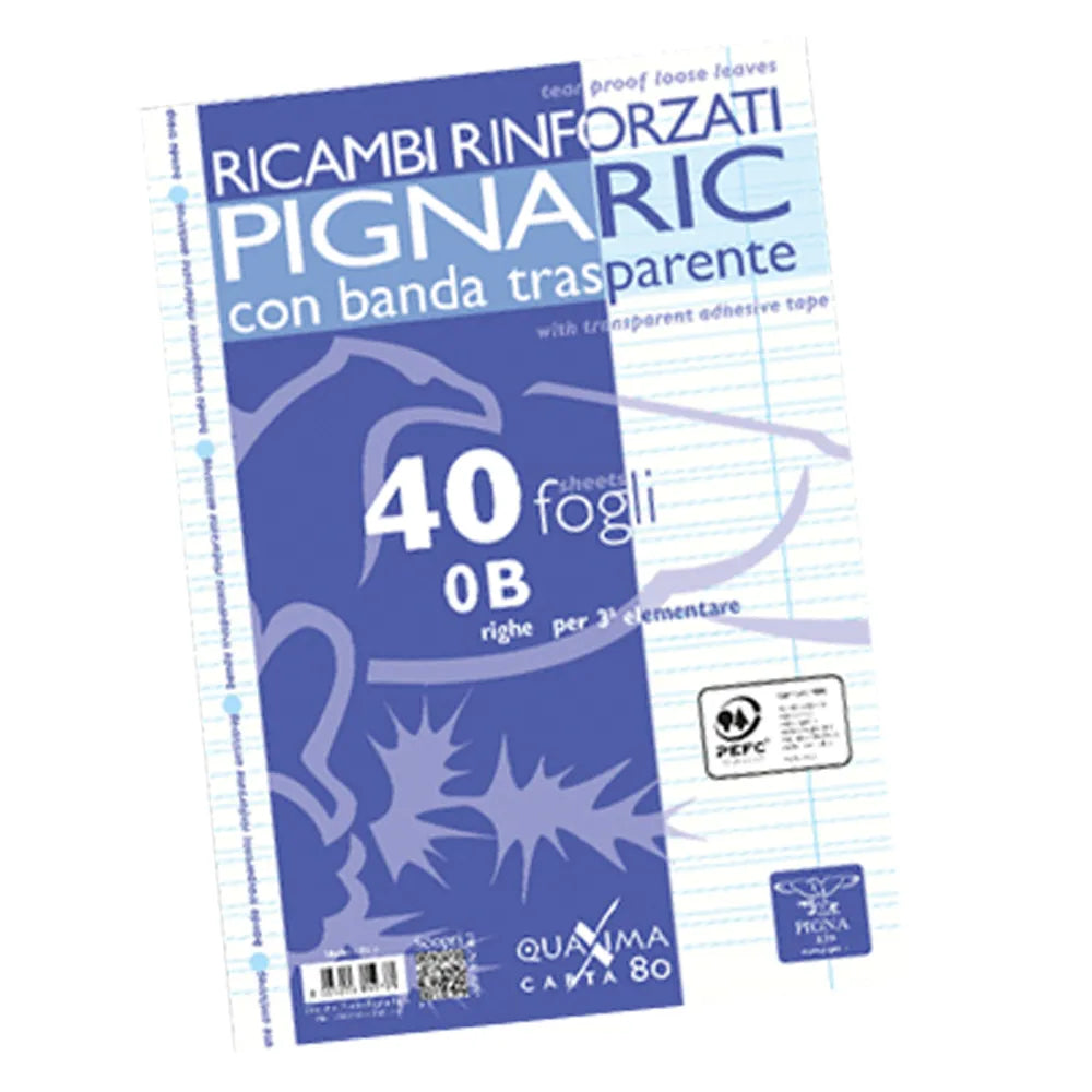 PIGNA RICAMBI RINF. F.TO A4 80G RIG. 0B 40FF