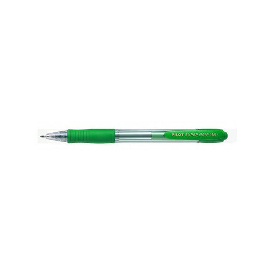 /PILOT SUPER GRIP PEN VERDE A SCATTO 1.0MM /PZ DA 12**