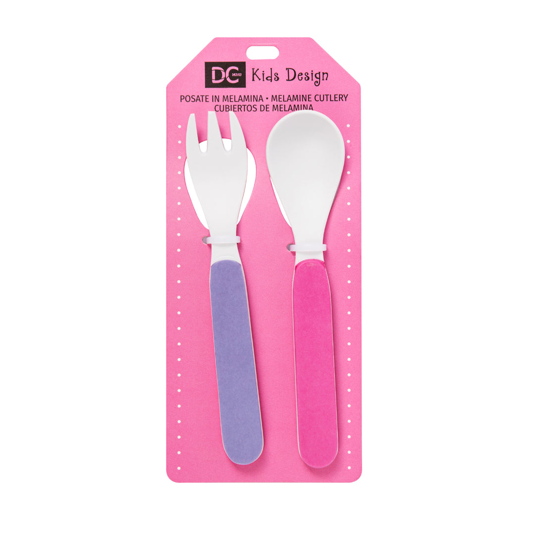 DC CASA POSATE MELAMINA BIMBA 13.5X3CM 2PZ