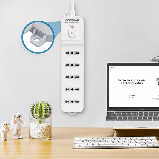 PRESA A 5 VIE (CON INTERRUTTORE)(5MMAX.2300WH05VV-F 3G1.0M