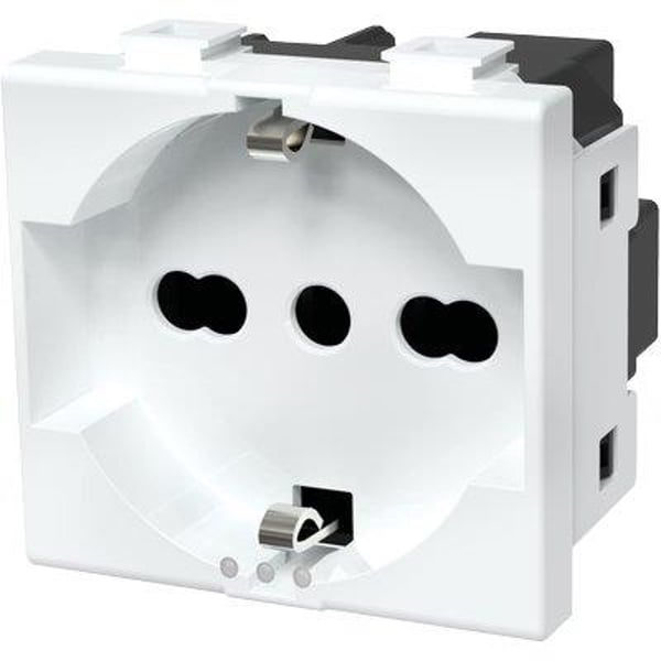PRESA SCHUKO BIANCA SERIE ABM