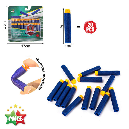 E188 PROIETTILE MORBIDO BLU 14/F14