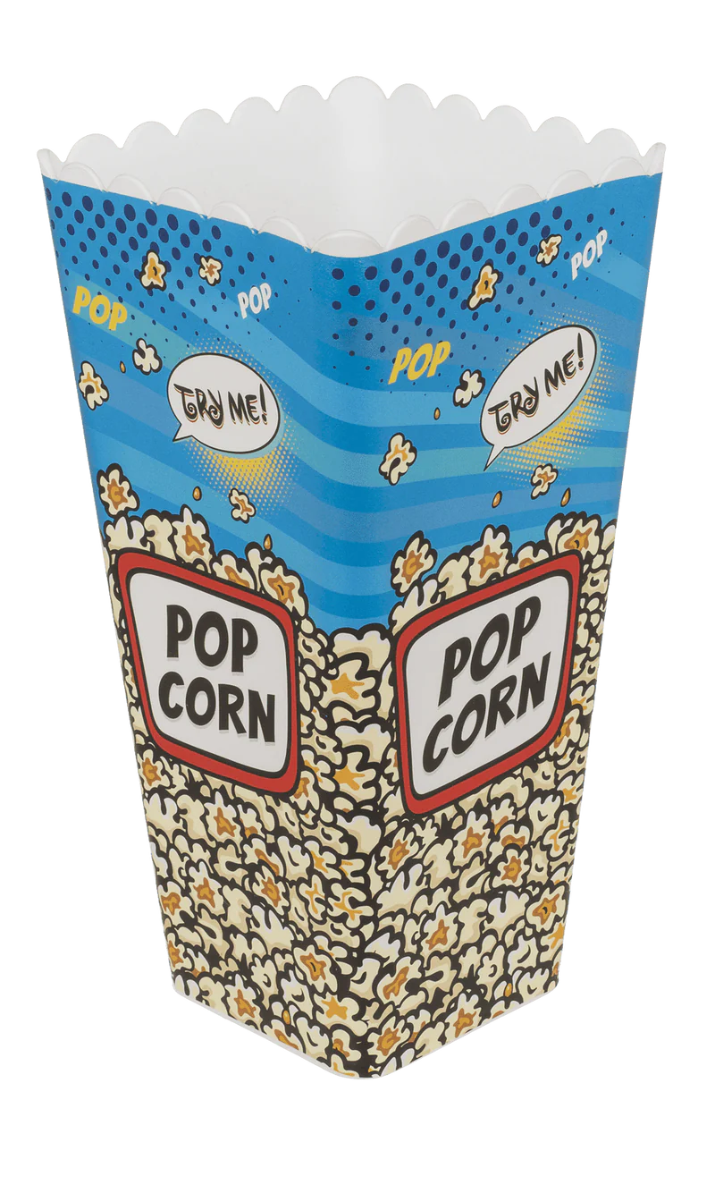 SECCHIELLO QUADRATO PER SNACK 10 X 10 X 24 2 CM ASSORTITO