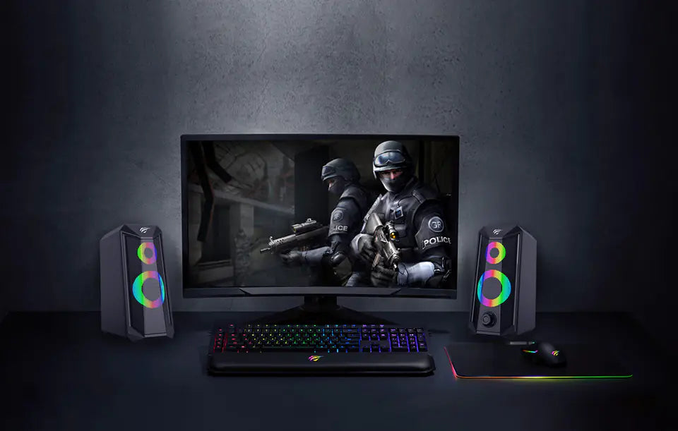 SK202  HAVIT  ALTOPARLANTI USB2.0 CON RGB