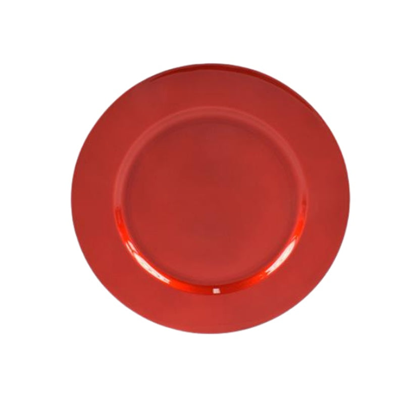 SOTTOPIATTO 33CM ROSSO 18166LR (FS001-R) (F.0.3750)