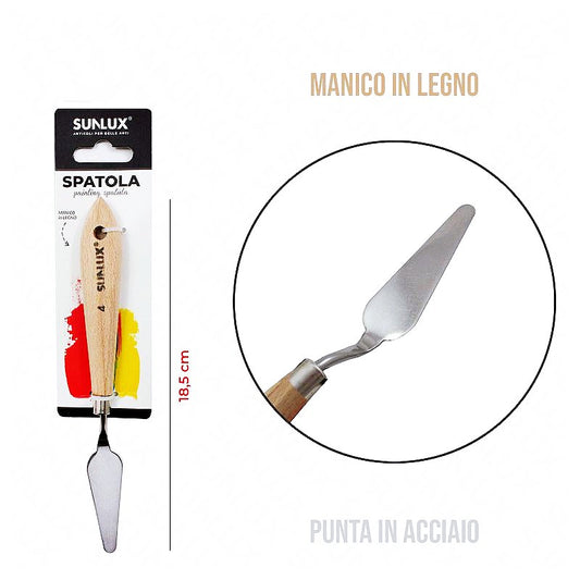 SPATOLA PER PITTURA N.4 ACCIAIO 18.5CM