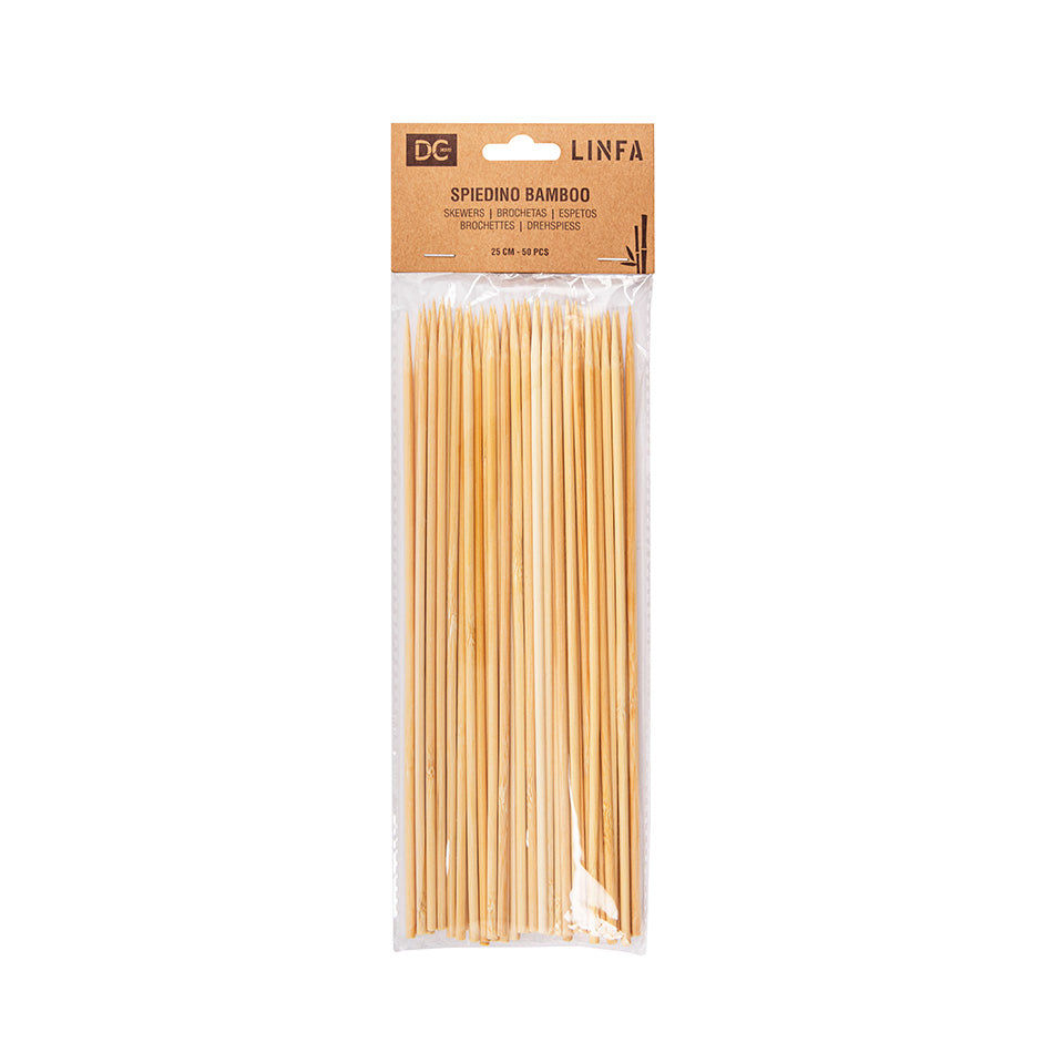 DC CASA SPIEDINO BAMBU 4MMX25CM 50PZ