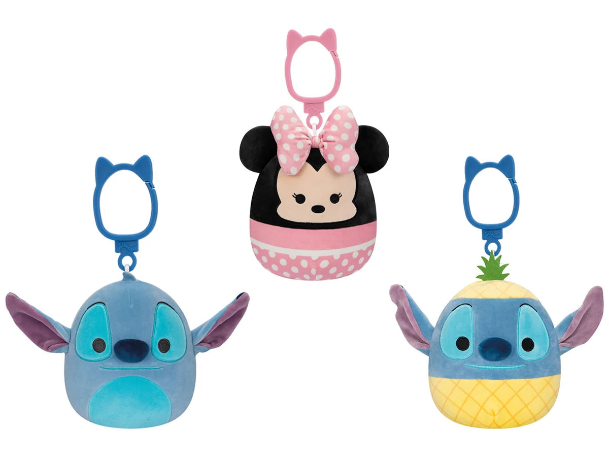 SQUISHMALLOWS PERSONAGGI CLIP ON DISNEY 10 CM IN CDU