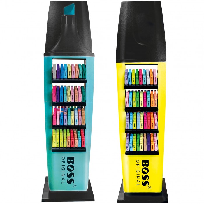 STABILO BOSS FLOORSTAND COL. ASS.