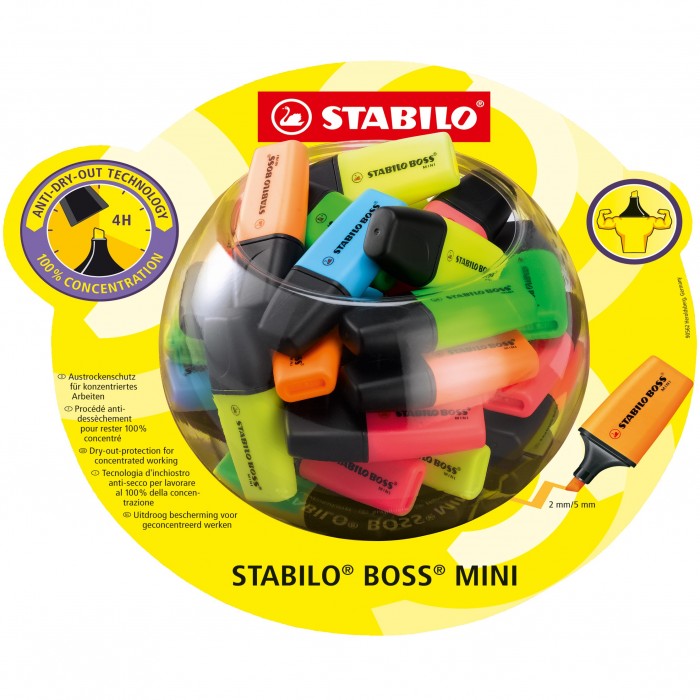STABILO BOSS MINI FLUO ASS.
