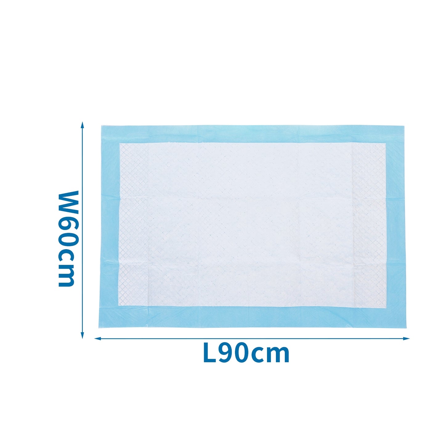 TAPPETINO IGIENICO CON ADESIVO(10PCS)(BIANCO E BLU)