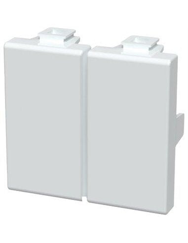 TAPPO COPRIFORO DOPPIO BIANCO SERIE ABM