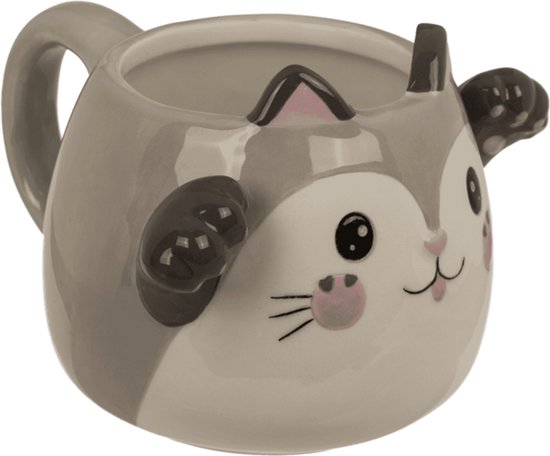 TAZZA HUGGY MUG GATTO DOLOMITE 15 X 10 CM CAPACIT  450 M