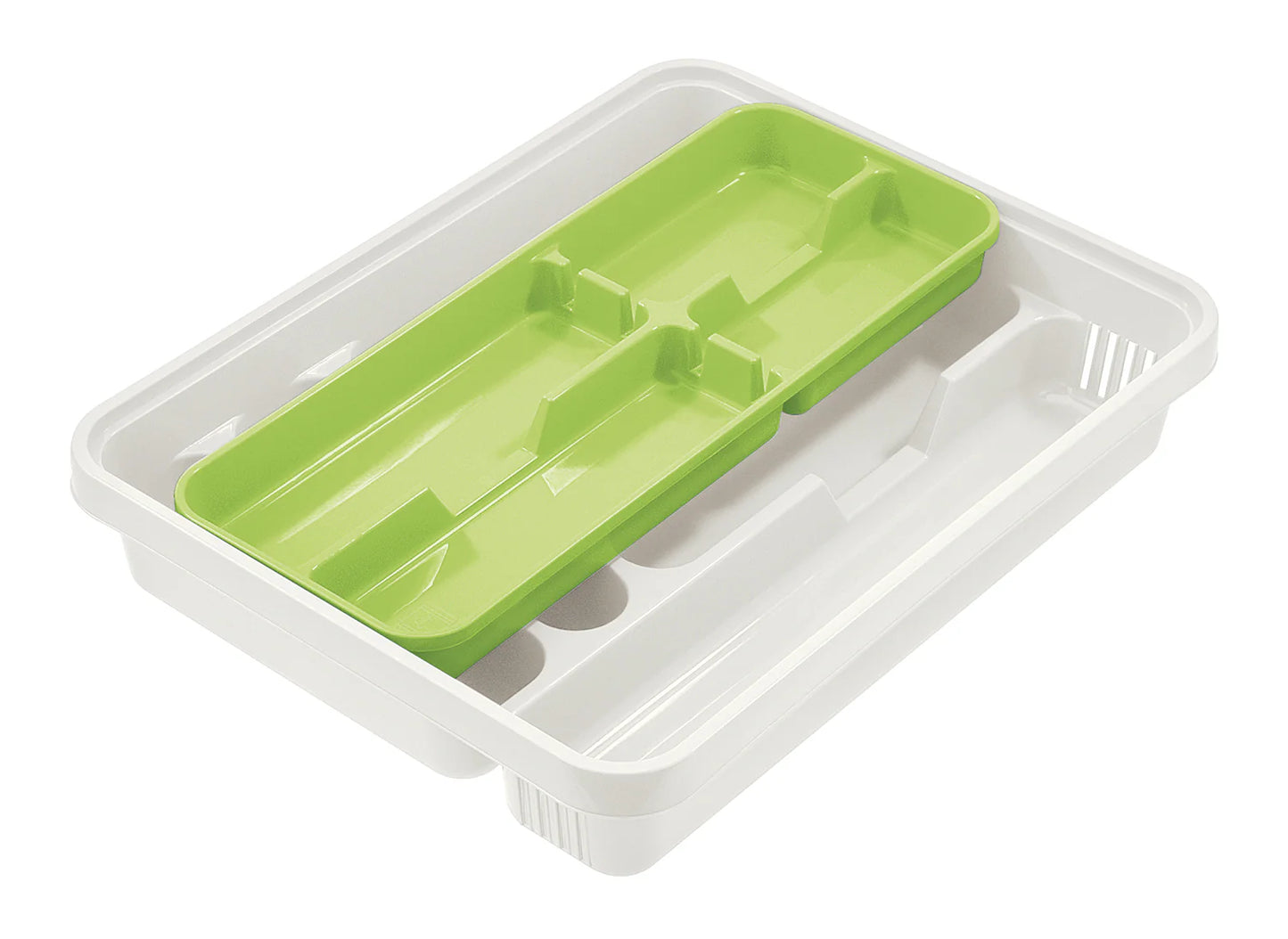 TONTARELLI P/POSATE MIXY INSERTO BIA/LIME