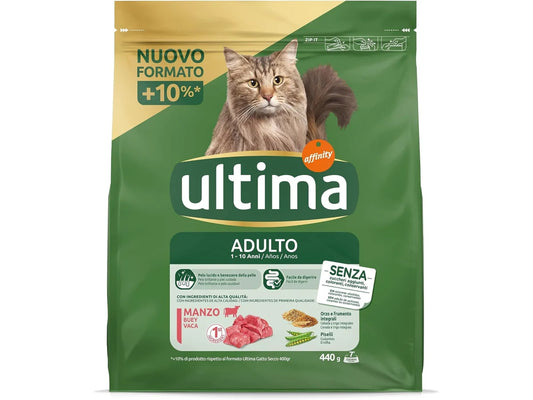 ULTIMA CAT MANZO E RISO GR.440