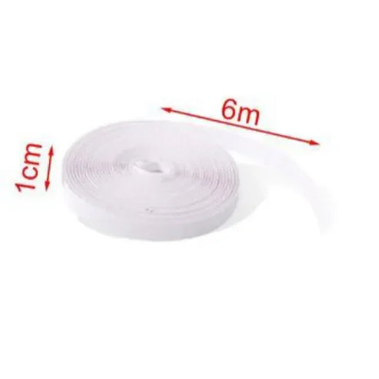 VELCRO CON ADESIVO BIANCO 0.6CM*6M