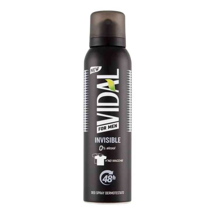VIDAL DEO MEN SPRAY FR.INVISIBLE 150ML