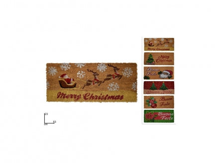ZERBINO NATALIZIO 23*53 CM 6 ASS.ART. WS-05