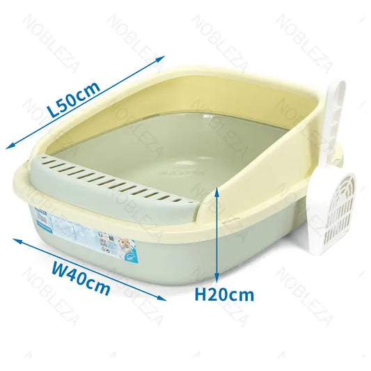 TOILETTE BOX PER GATTI CON PALETTA(L50*W40*H20CMVERDE GIAL
