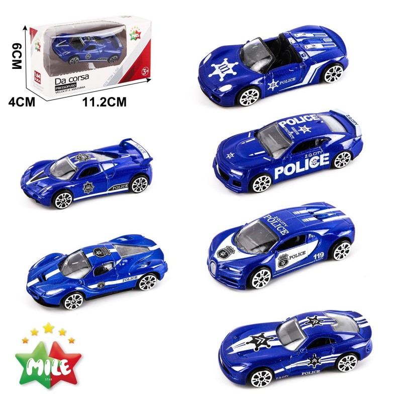 ZQ-1021C 1 64 AUTO SPORTIVA IN LEGA DELLA POLIZIA 5/F5