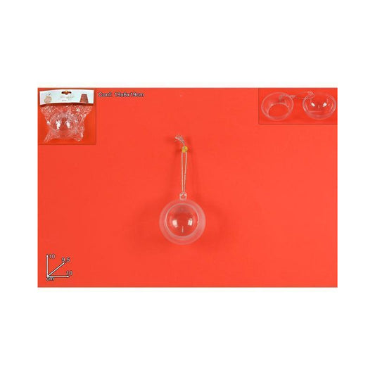 PALLA PLASTICA TRASPARENTE APERTA 10CM ART. KKQ010